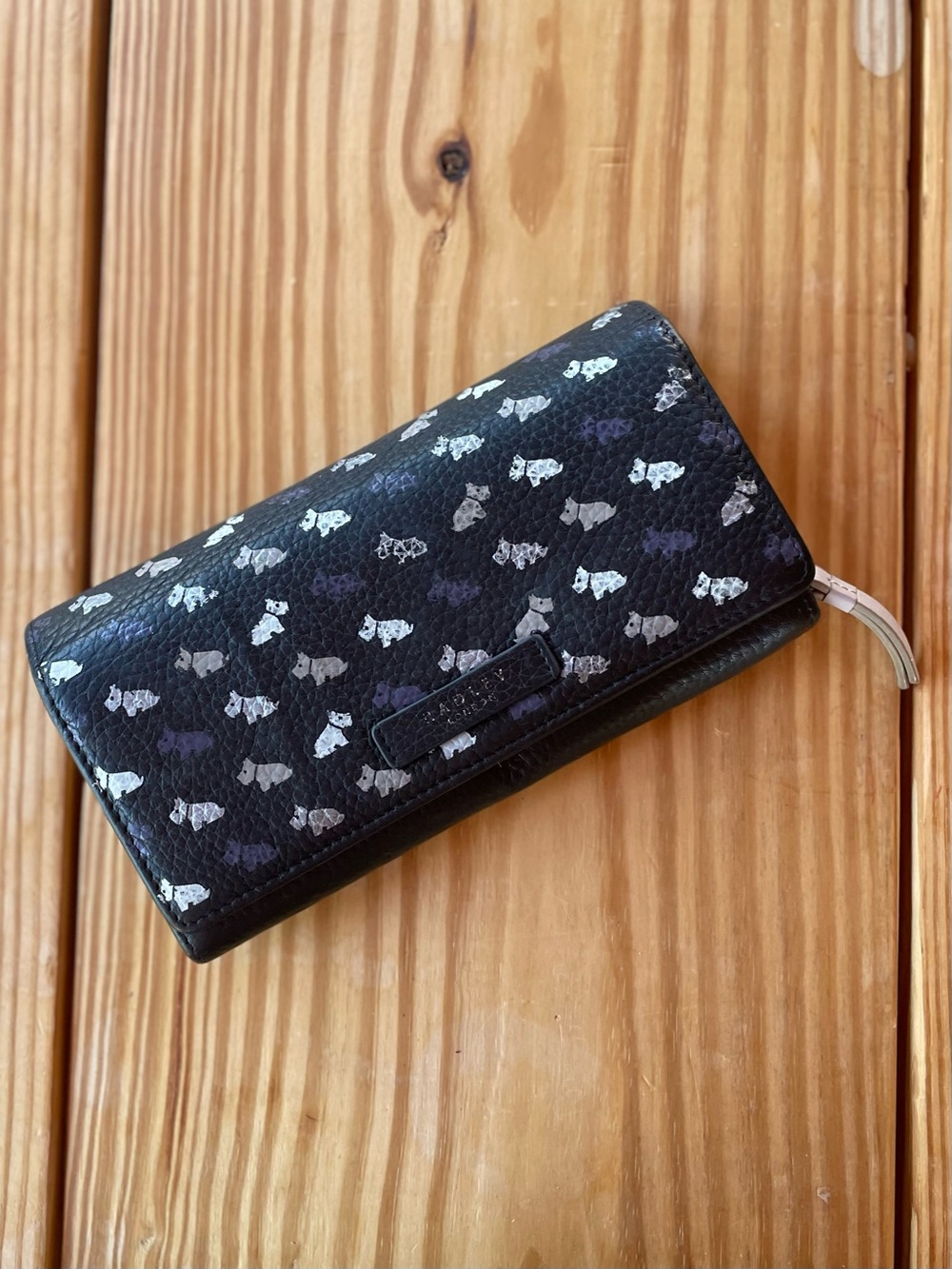 RADLEY LONDON Navy Patterned Wallet Coin & Card Holder